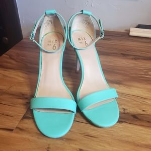 Mix No.6 Lina Heels Tiffany Blue Size 10